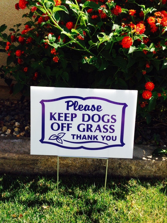 2-closeout-12-x-8-please-keep-dogs-off-grass-no-by-signlady4u