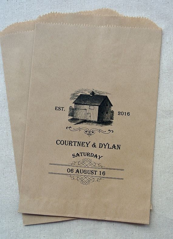 Wedding Candy Bag - Rustic Favor Bags - Country Wedding Favor Bags - Rustic Candy Buffet Bags - Barn Wedding - Rustic Wedding Il_570xn
