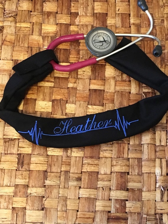 Custom embroidered stethoscope cover