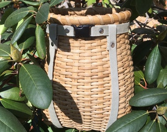 Mini Adirondack Backpack Basket Pack Basket - Mini Pack Basket - Child sized Pack Basket - Mushroom basket
