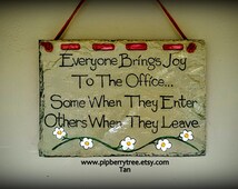 Unique humorous signs related items | Etsy