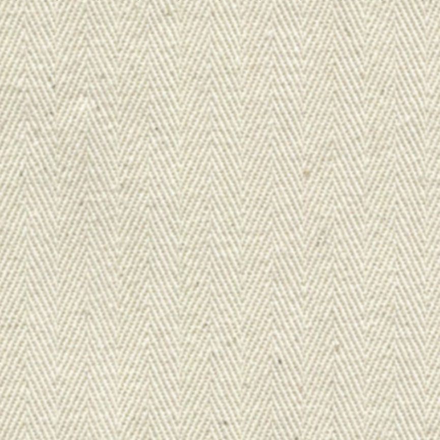 Natural HERRINGBONE Cotton Fabric PRESHRUNK Ideal For