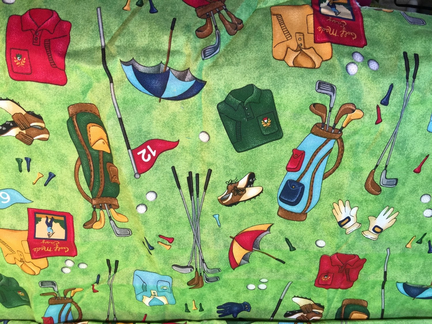 Golf Made Easy Fabric Cranston Print Works