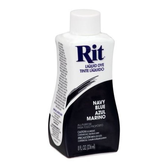 NAVY BLUE Liquid Rit Dye Fabric Dye Rit Dye Liquid Fabric Dye