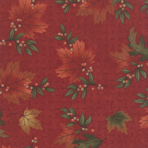 Red Maple Island Fabric Holly Taylor Moda 6611 11