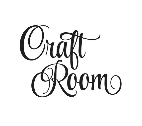 Craft Room vinyl wall decal door decal vinyl by FairyDustDecals