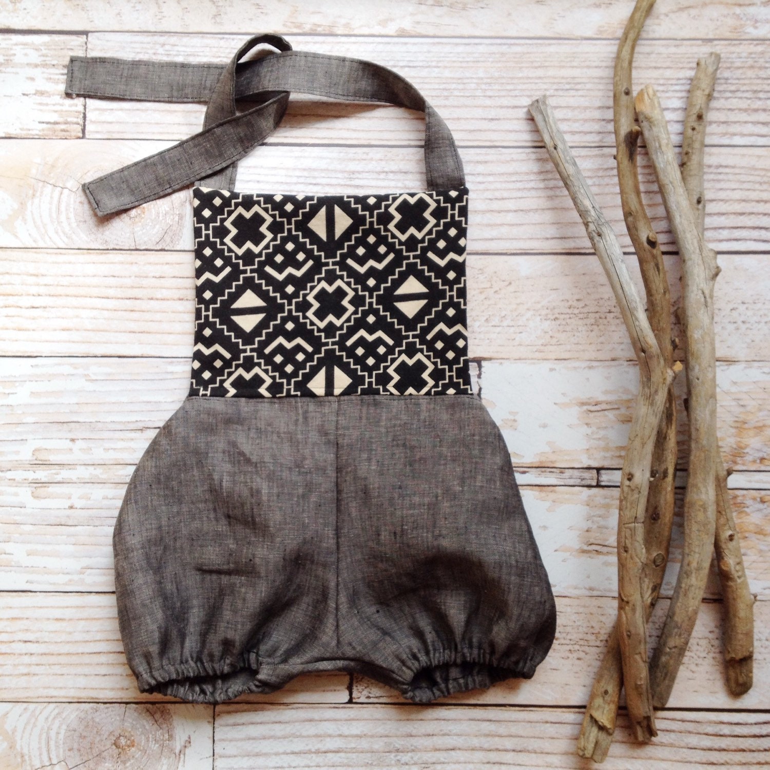 Boho Baby clothes boho baby hippie baby romper bohemian baby