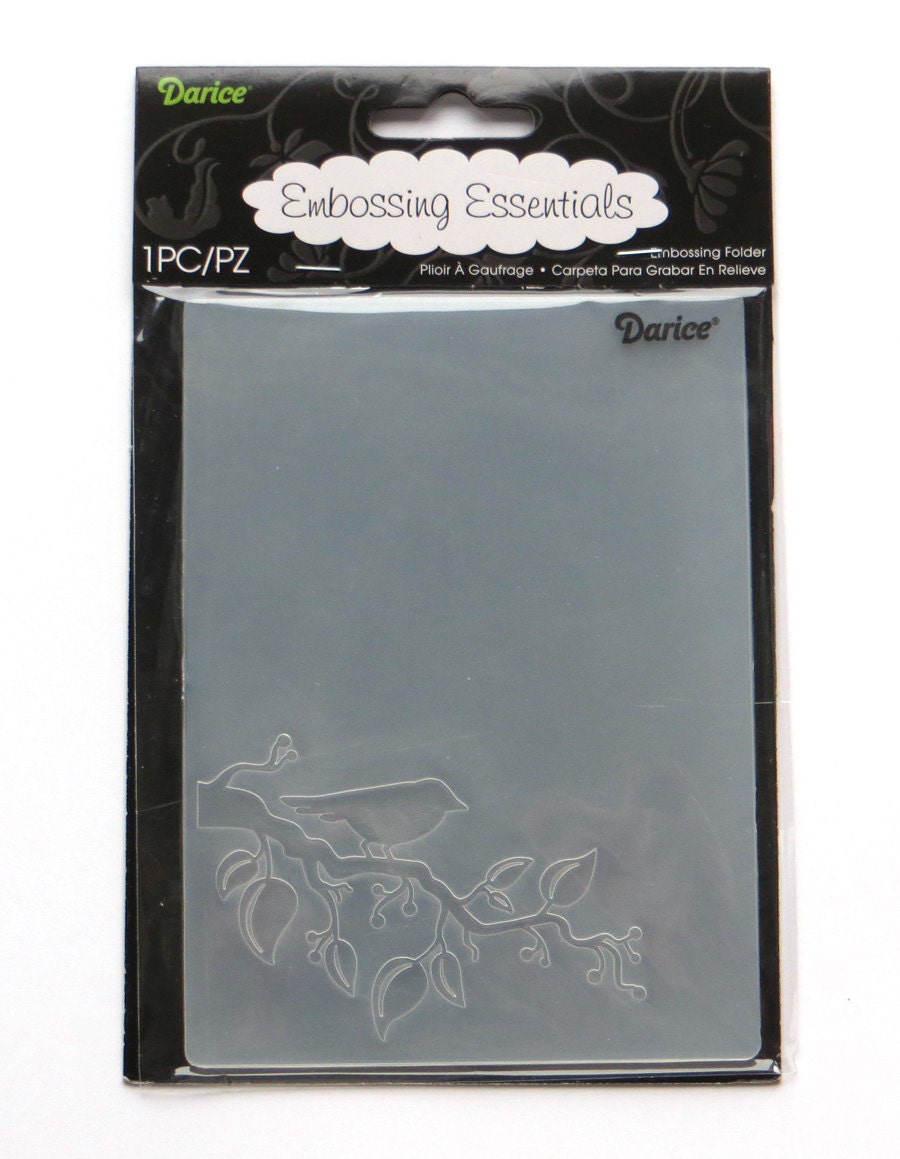 Bird Branch folder a2 Embossing Folders Darice folder