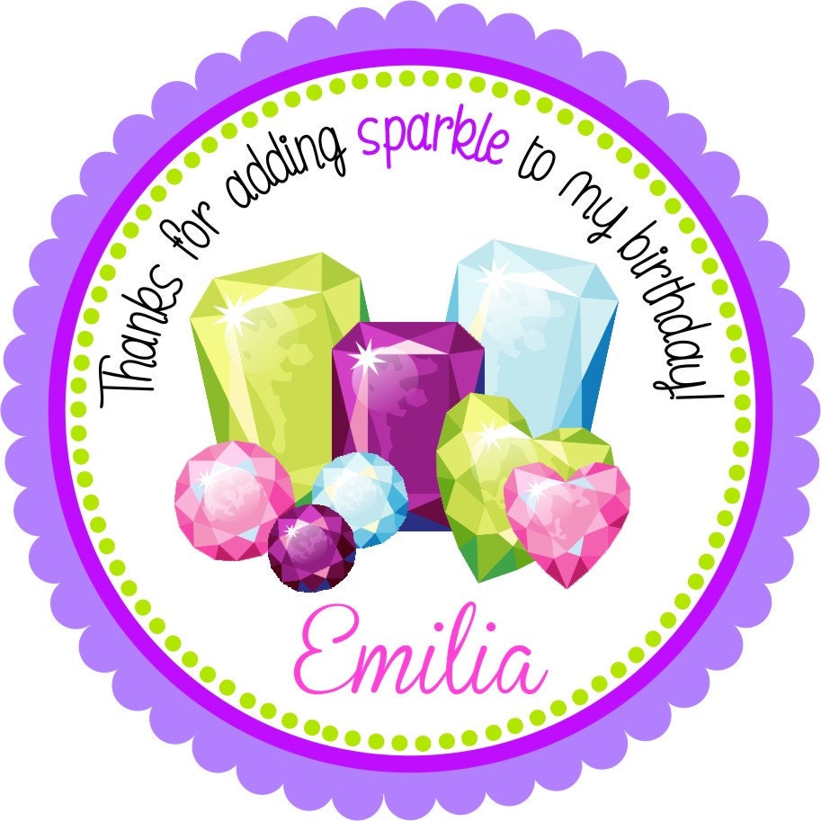 Jewels Stickers Jewels Gem stickers Princess Jewels set of