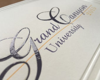 College Graduation Announcement/Custom Graduation Invitation/Traditional Graduation Announcement/Formal