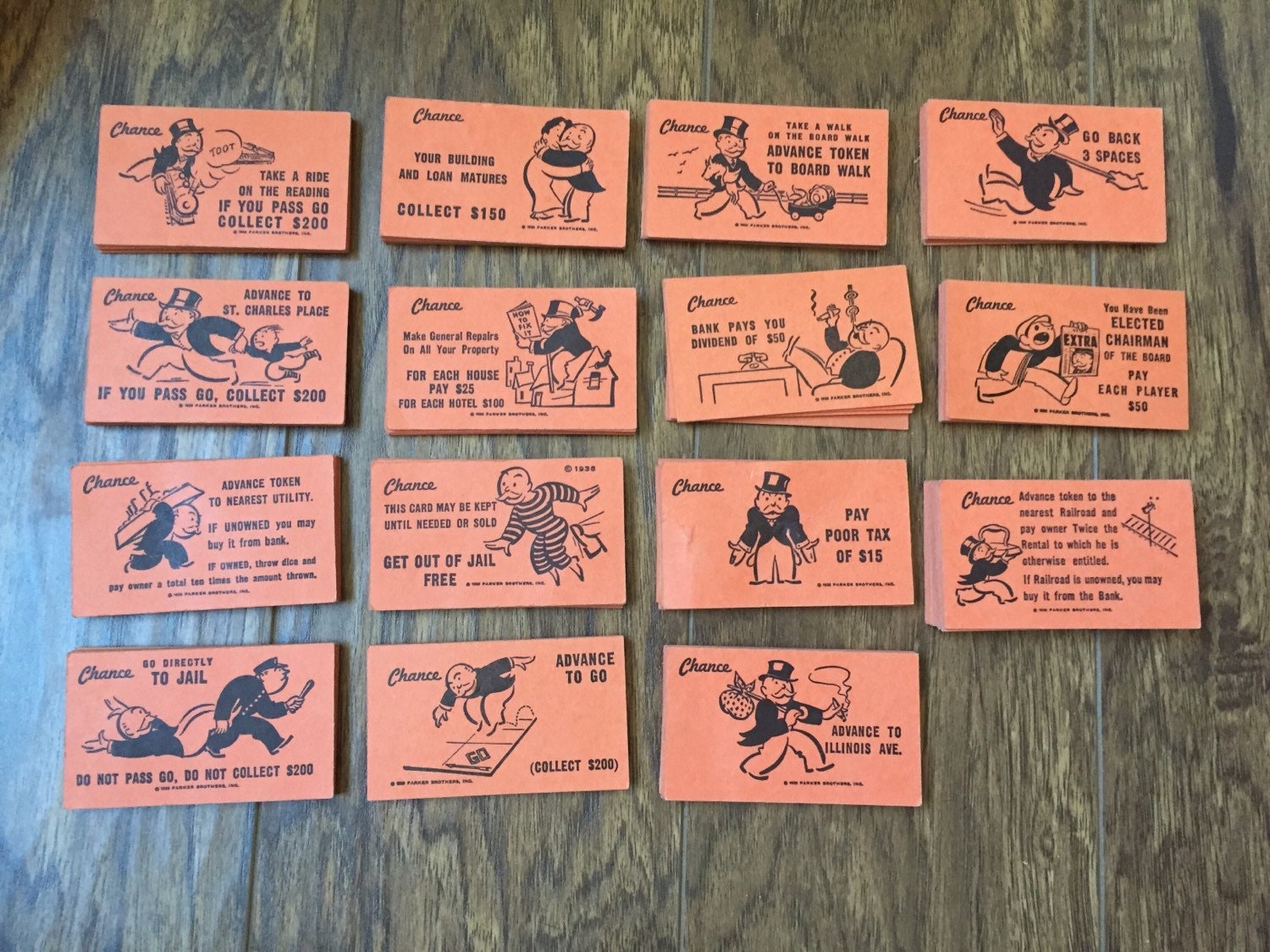 images of monopoly chance cards