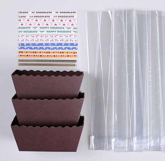 Christmas Bread Loaf Kit Mini Loaf Pans Cellophane Bags