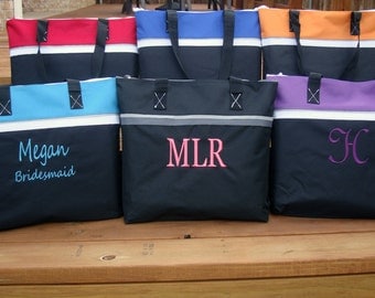 Wholesale Price Bridesmaid Gift Bag, Bridesmaid Gift Tote Bag, Bride's Tote Bag in 6 Colors, Maid of Honor, Matron of Honor