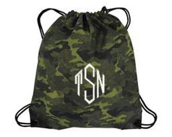 Monogrammed Bag, Monogrammed Drawstring Bag, Personalized Drawstring Bag, Personalized Cinch Bag, Monogrammed Cinch Bag