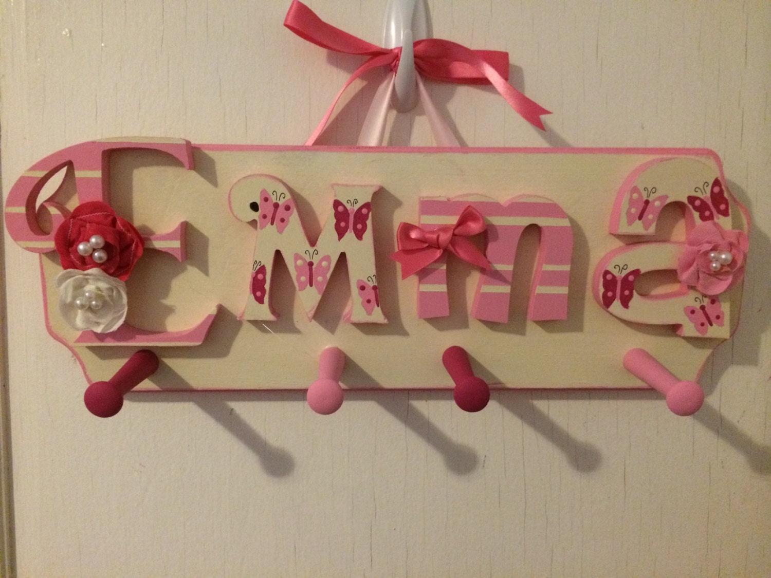 Personalised Oak Coat Hooks Rack By Mijmoj Design Personalised Oak Coat Rack