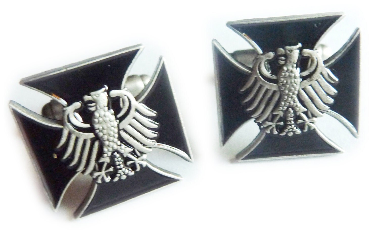 German IRON CROSS Eagle Military Army Suit Work Wedding Cuff