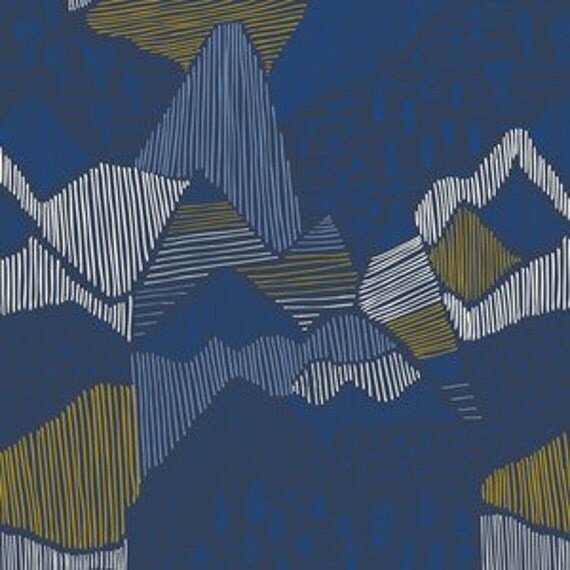 ORGANIC Fitted Crib Sheet Boy Baby Bedding / BLUE by Babiease