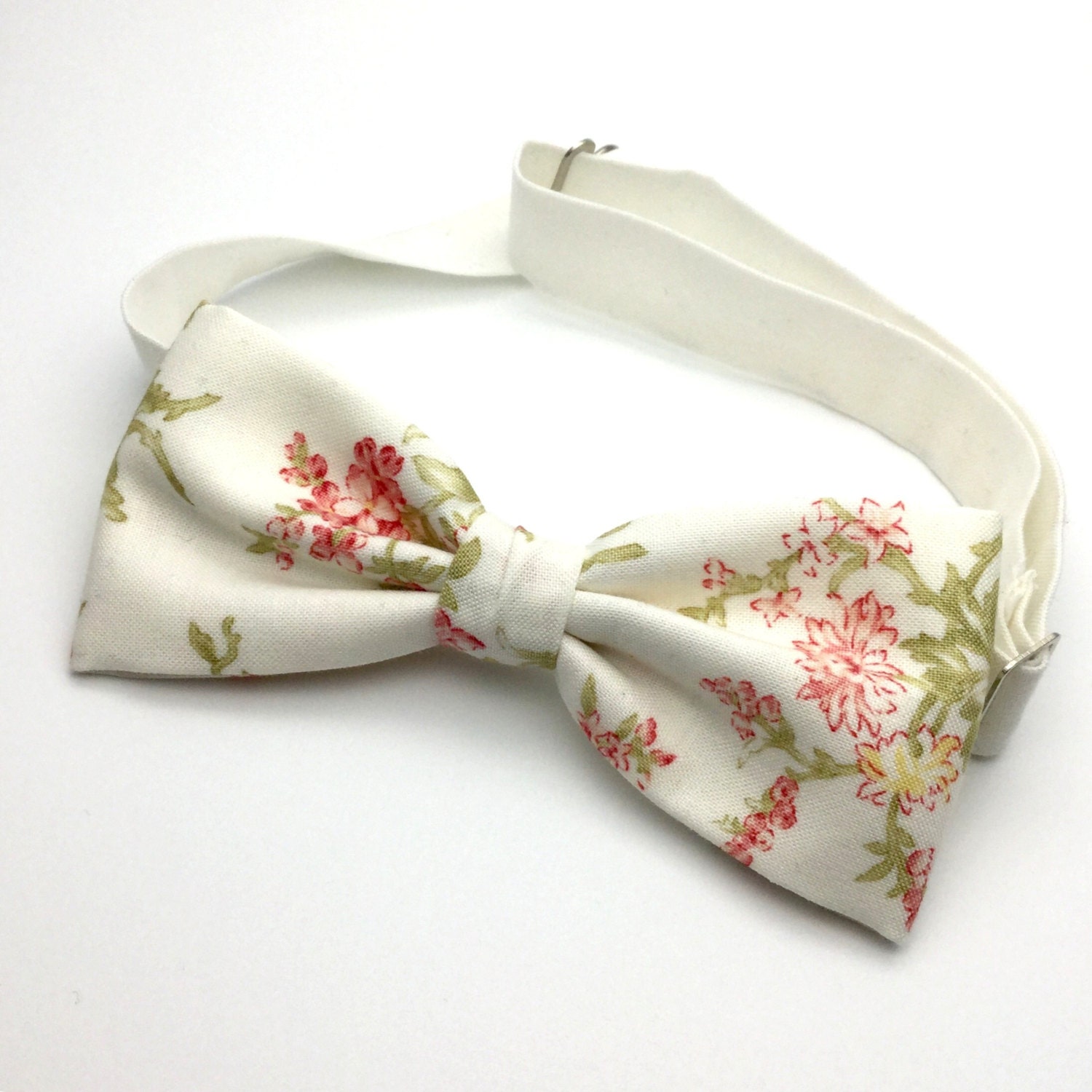 white mens bow tie