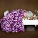 Prop Blanket for Babies Purples, Pinks "Plum Mixed Up" PomPom PuffPelt by Crickets Meyeres