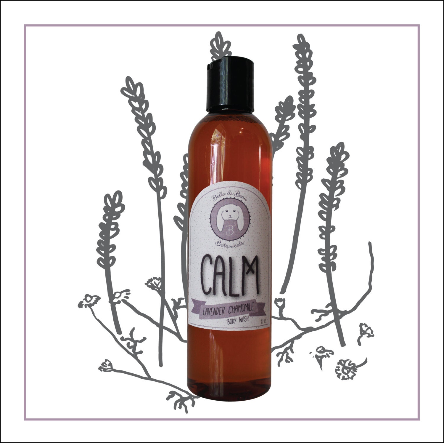 Organic Body Wash CALM Sulfate Free Paraben Free All