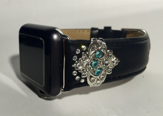 Custom Apple Watch Band with Swarovski by CRYSTALandBLING