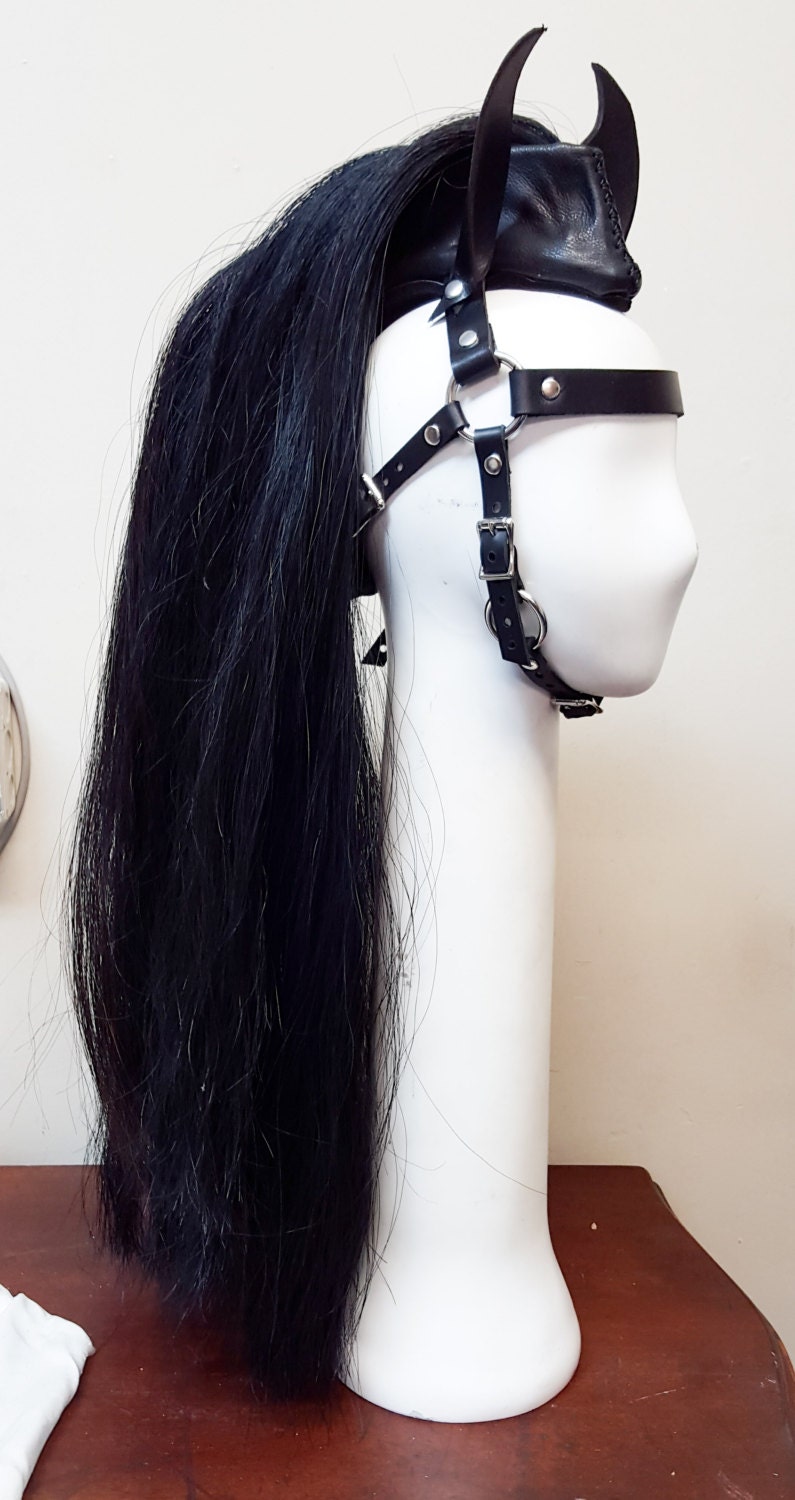 Pony Play Bridle with Genuine Horse Hair and bit