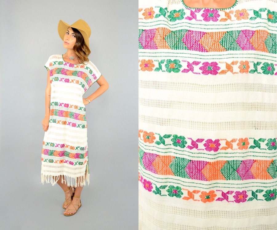 huipil mexican dress