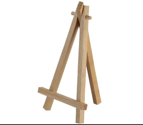 Miniature Wood Easel Sign Display Stand Wedding Sign Holder