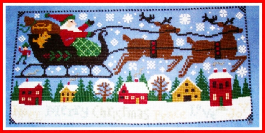 Prairie Schooler 158 Cross Stitch Pattern CHRISTMAS EVE