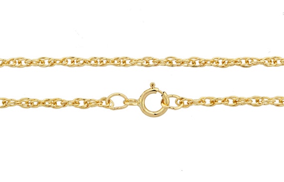 SALE: 14Kt Gold Filled 1.4mm 20Inch Rope Chain 1pc 3003/1