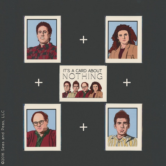 SEINFELD CARD SET Includes 5 Cards Seinfeld Julia Louis