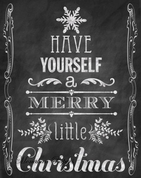 Have Yourself a Merry Little Christmas 11x17 Artist Print