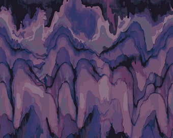CLEARANCE SALE, Organica Sandstone Purple, C5344-PURPLE, from Riley Blake, Purple's and Deep Blues Looks Like Tie Dye, Sold In Half Yd Amts
