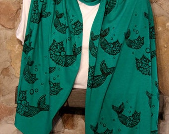Mercat bamboo jersey scarf
