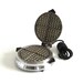Vintage Waffle Iron Round Fostoria 251 Chrome