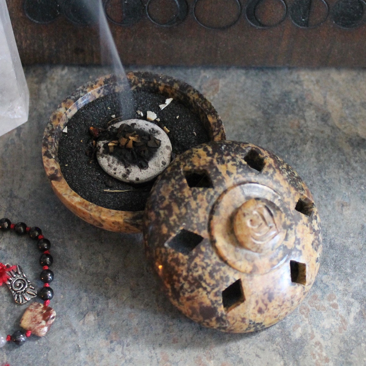 Incense Burner for Burning Loose Incense and Resins Soap