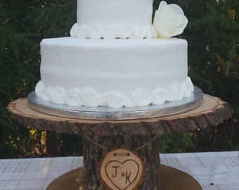 Wood Cupcake Stand Personalized Cake Log Tree Wood Cupcake Stand Personalized Cake Log Tree