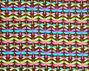 Drangonflies, Dragonfly Fabric, Bug Fabric, 01010A