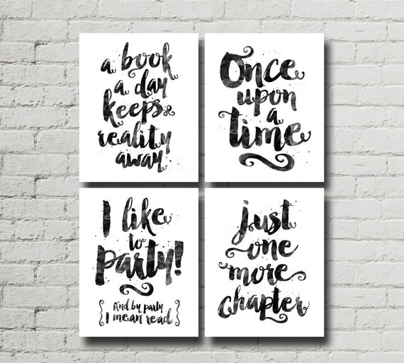 Printable Reading Quotes Sayings Book Quotes Library Wall