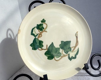 Ceramic Plate Vintage California Ivy Metlox Poppy Trail Luncheon Plate