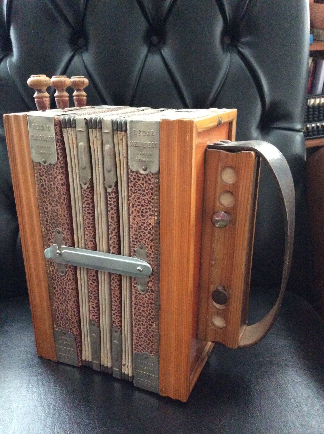 Regal Melodeon Accordion Antique Instrument Germany Musical