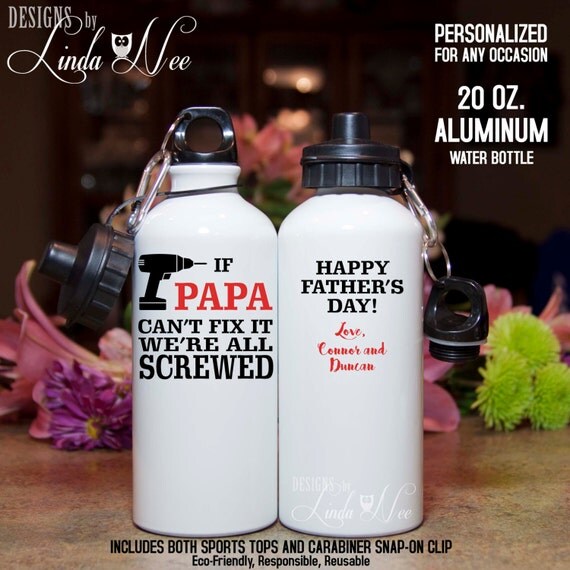 personalized water bottle for dad