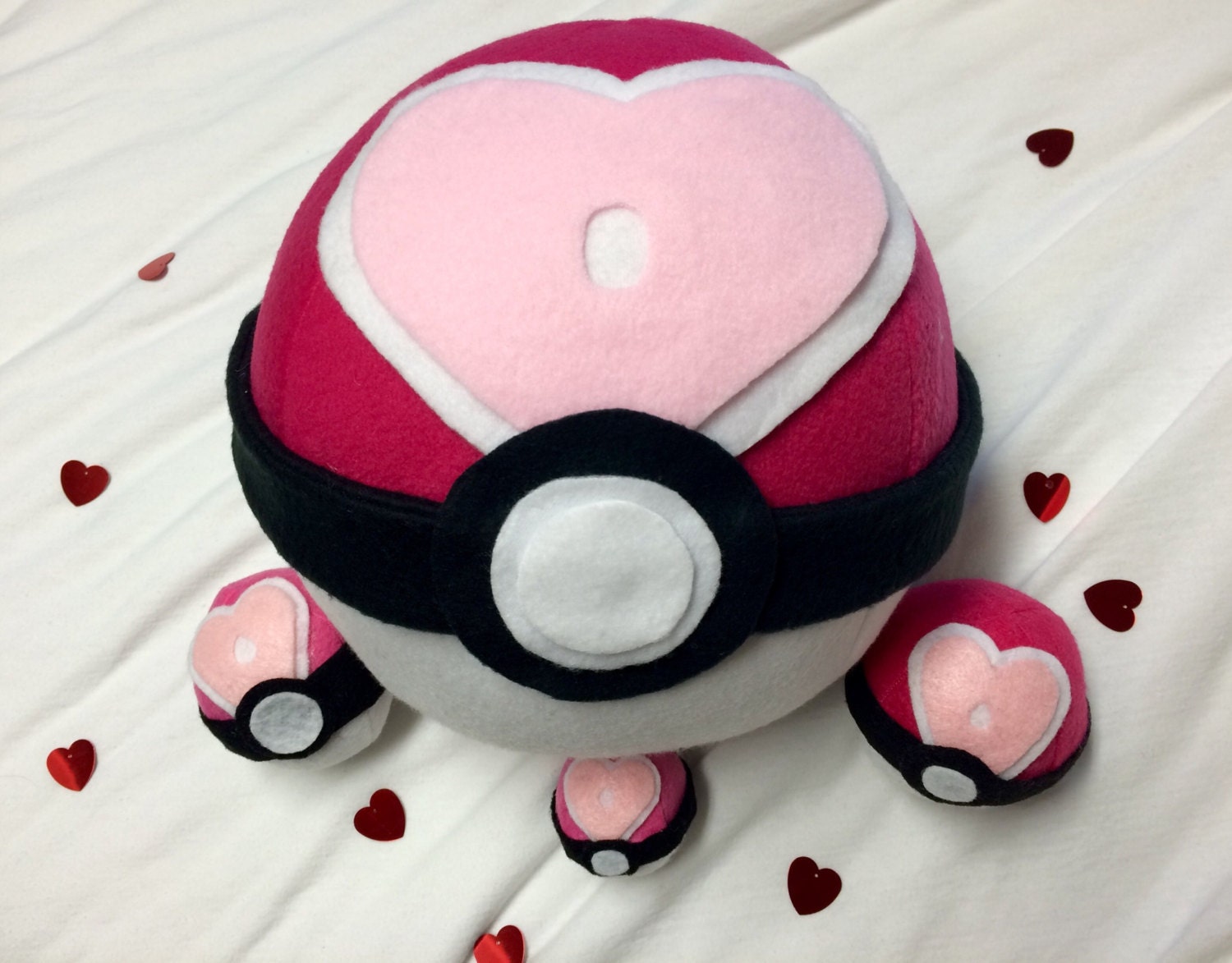 pokeball plush pillow