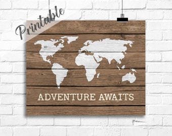 Wood Map Wall Art wooden map | etsy Wood Map Wall Art wooden map | etsy