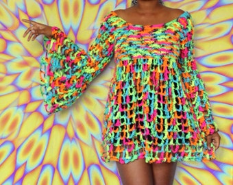 The Groove Crochet Dress Pattern. Instant Download!