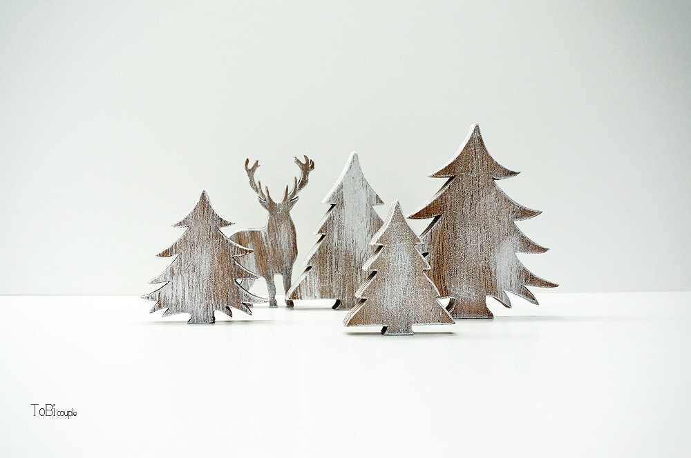 Christmas Decorations Rustic Wooden Trees Christmas Decorations Rustic Wooden Trees