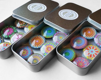 CUSTOM Magnets, Fridge Magnets, Glass Magnets, Personalized Magnets, 6 Magnet Set, Cute Gift, Refrigerator Magnets, Party Favors M01