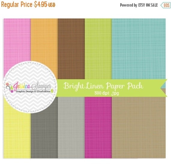 80% OFF - INSTANT DOWNLOAD, bright linen paper - 8.5 x 11 - texture background - commercial use - - scrapbooking - card making Il_570xn