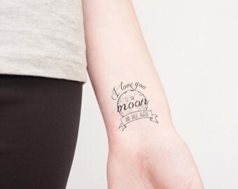 moon tattoo etsy moon tattoo etsy