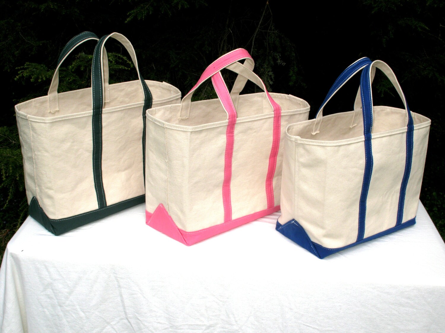 Canvas Boat and Tote Bag